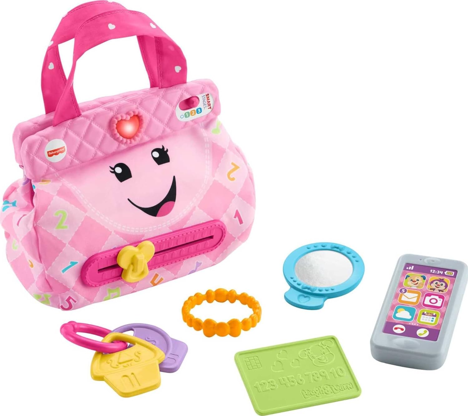 Fisher-Price Baby & Toddler Toy Laugh & Learn My Smart Purse